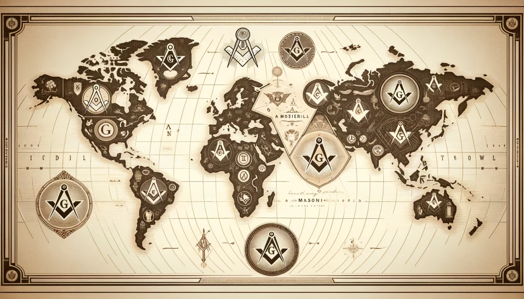 La Masonería en el exilio - Mapa Mason - Luz Fraterna 26